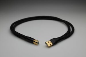 Master 20 core Dual pure Silver USB A-B interconnect cable by Lavricables
