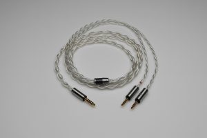 Grand pure Silver awg20 multistrand litz Meze Liric headphone upgrade cable by Lavricables