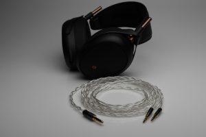 Master pure Silver Meze Liric multistrand litz awg22 headphone upgrade cable by Lavricables