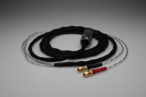 Ultimate pure Silver Es Lab ES-R10 multistrand litz awg24 headphone upgrade cable by Lavricables