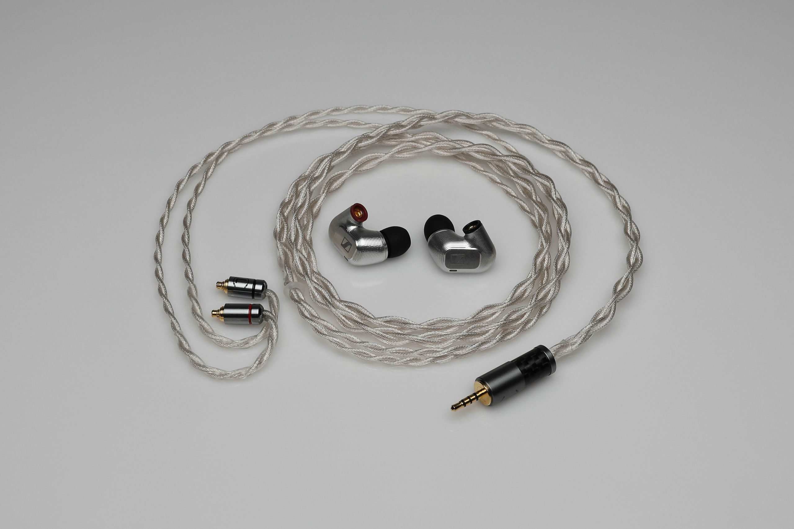 Ultimate Silver Sennheiser IE 600 IE900 mmcx upgrade cable