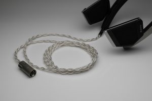 Grand pure Silver awg20 multistrand litz MySphere 3.2 headphone upgrade cable by Lavricables