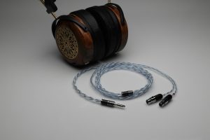Master pure Silver awg22 multistrand litz ZMF Atrium Aeolus Eikon Atticus Verite Auteur headphone upgrade cable by Lavricables