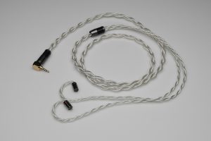 Grand pure silver awg20 multistrand litz 64 Audio InEar StageDiver Noble Audio EarSonics Vision Ears Unique Melody 2 pin iem upgrade cable by Lavricables