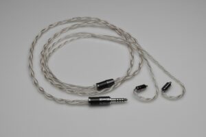 Ultimate pure silver awg24 multistrand litz Sennheiser IE400pro IE500pro Elysian Acoustic Labs Diva Annihilator iem upgrade cable by Lavricables