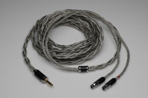 Grand pure Silver awg20 multistrand litz Erzetich Charybdis Phobos headphone upgrade cable by Lavricables