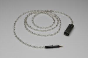 Ultimate pure Silver Neumann NDH-20 NDH-30 multistrand litz awg24 headphone upgrade cable by Lavricables